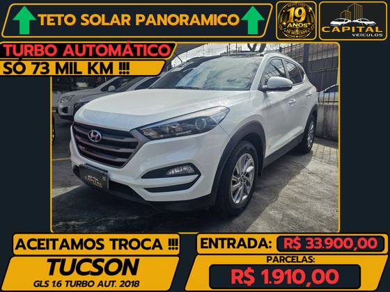 HYUNDAI TUCSON 1.6 16V T-GDI GASOLINA GLS ECOSHIFT HYUNDAI TUCSON 1.6 16V T-GDI GASOLINA GLS ECOSHIFT
